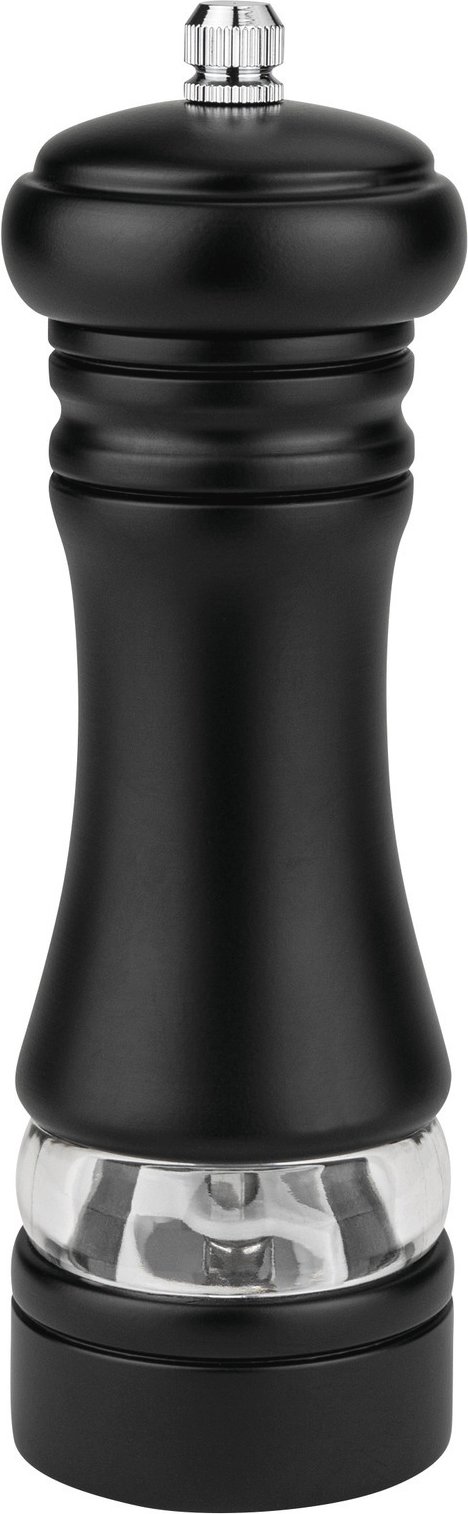 Justinus Pfeffer-Salzmühle 17cm schwarz, Holz