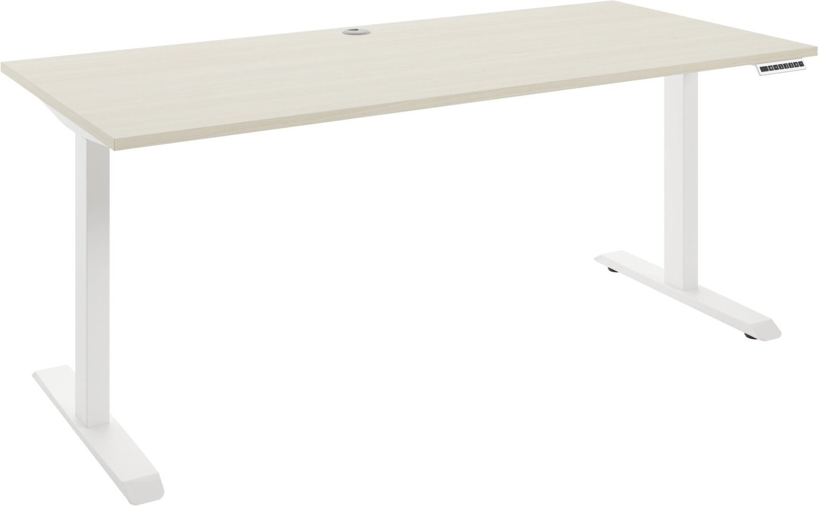 Manjana E-Schreibtisch 2-motorig OHIO, Holz