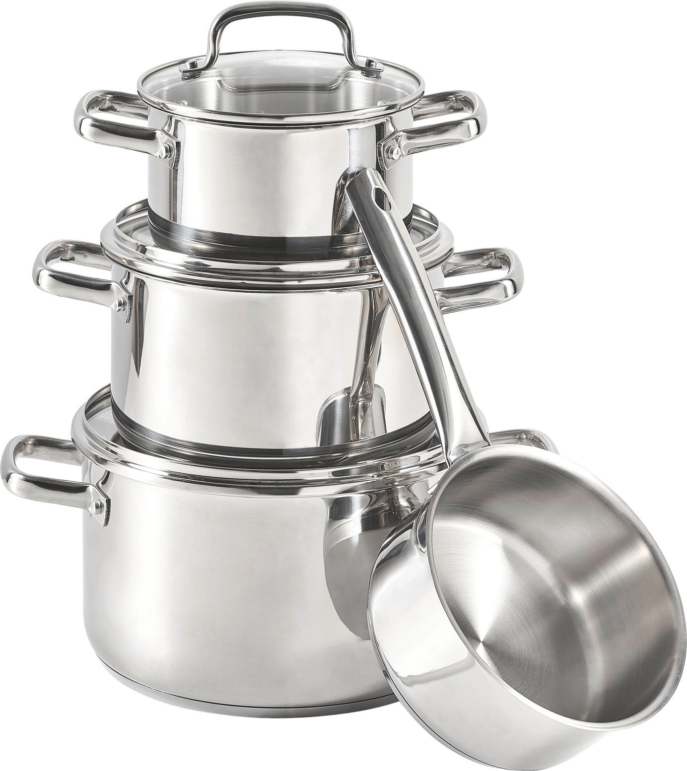 Homeware Kochtopfset 4-tlg., Edelstahl