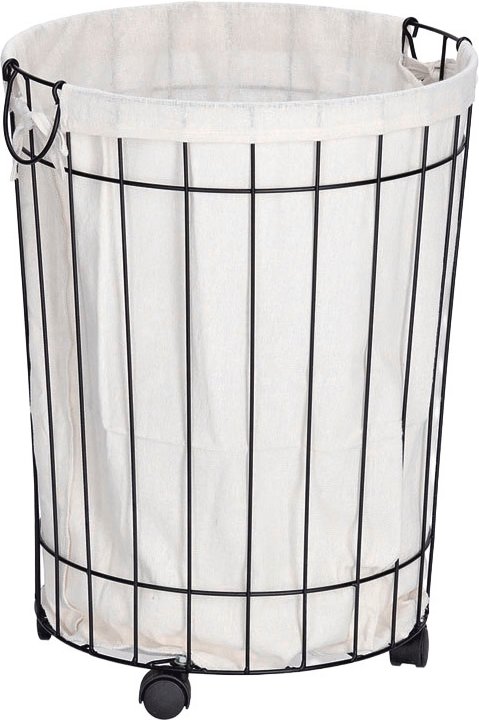 Zeller Present Wäschesammler m. Rollen