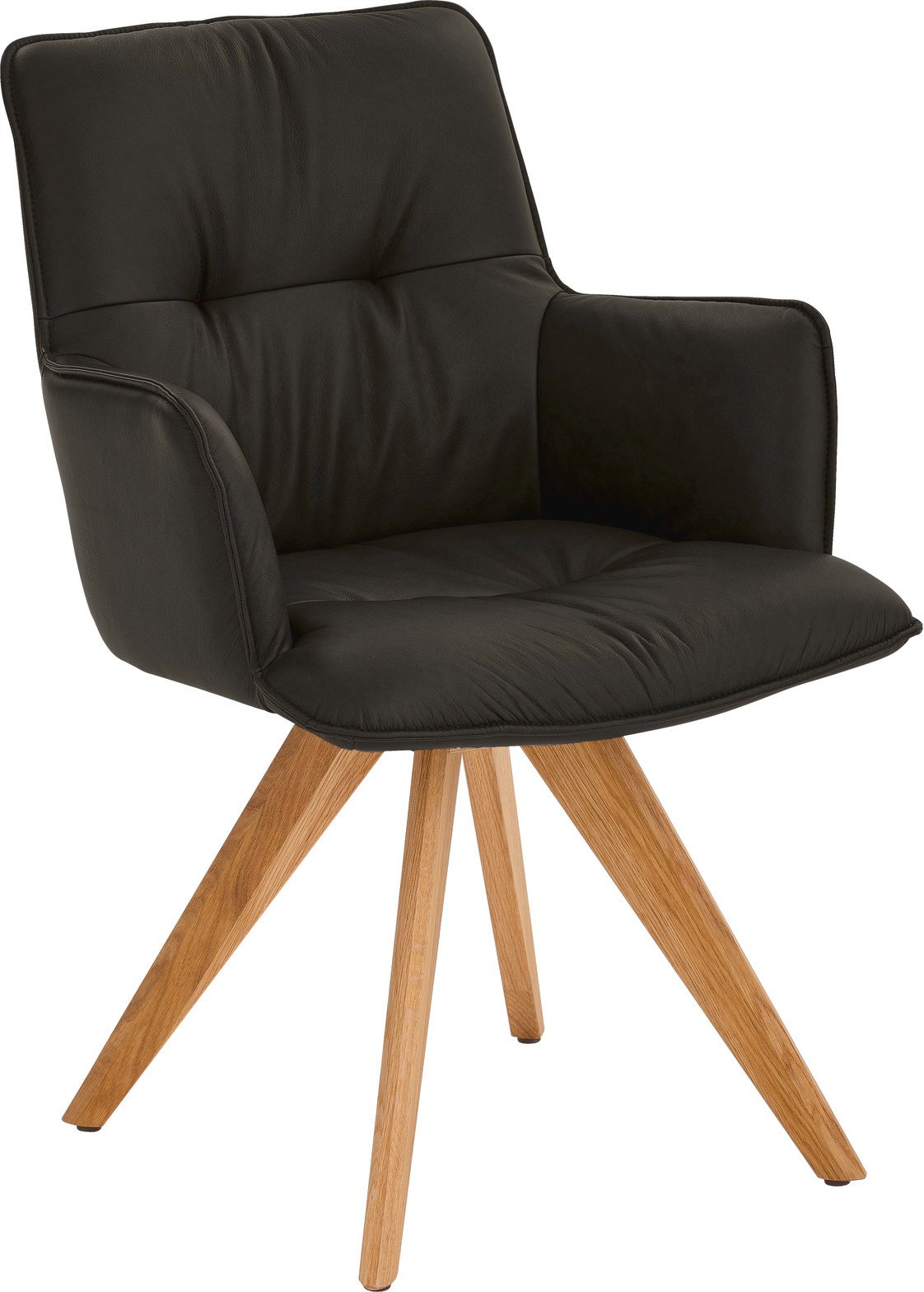Dieter Knoll Design-Schalensessel PREMIO, Leder