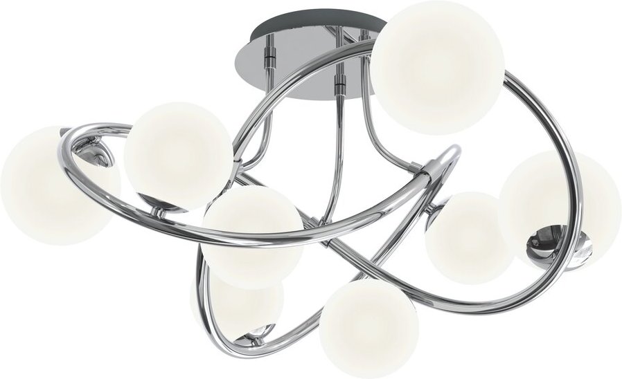 WOFI Leuchten LED-Deckenleuchte NANCY, Eisen