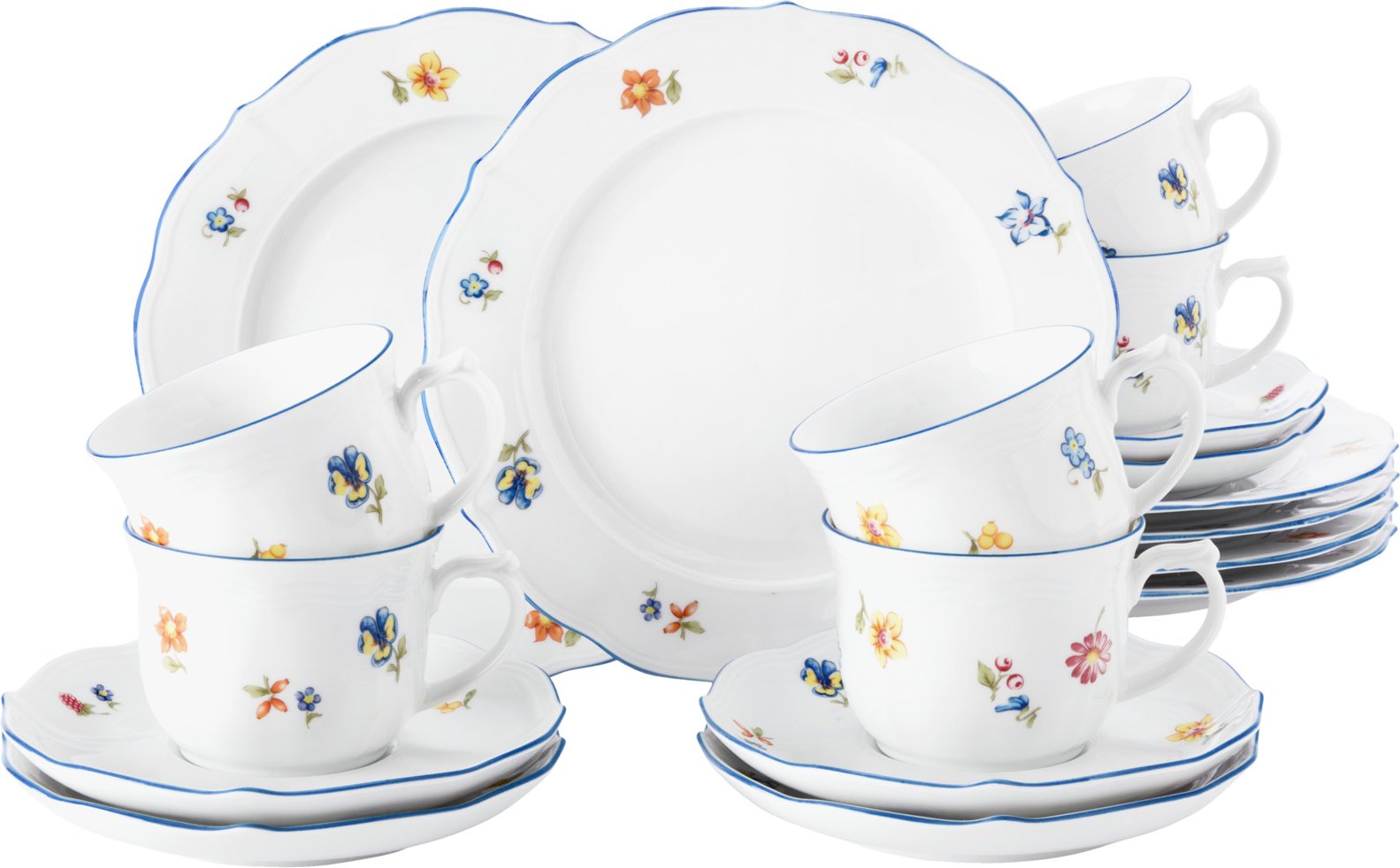 Seltmann Weiden Kaffeeservice 18-tlg. SONATE SONDER, Porzellan