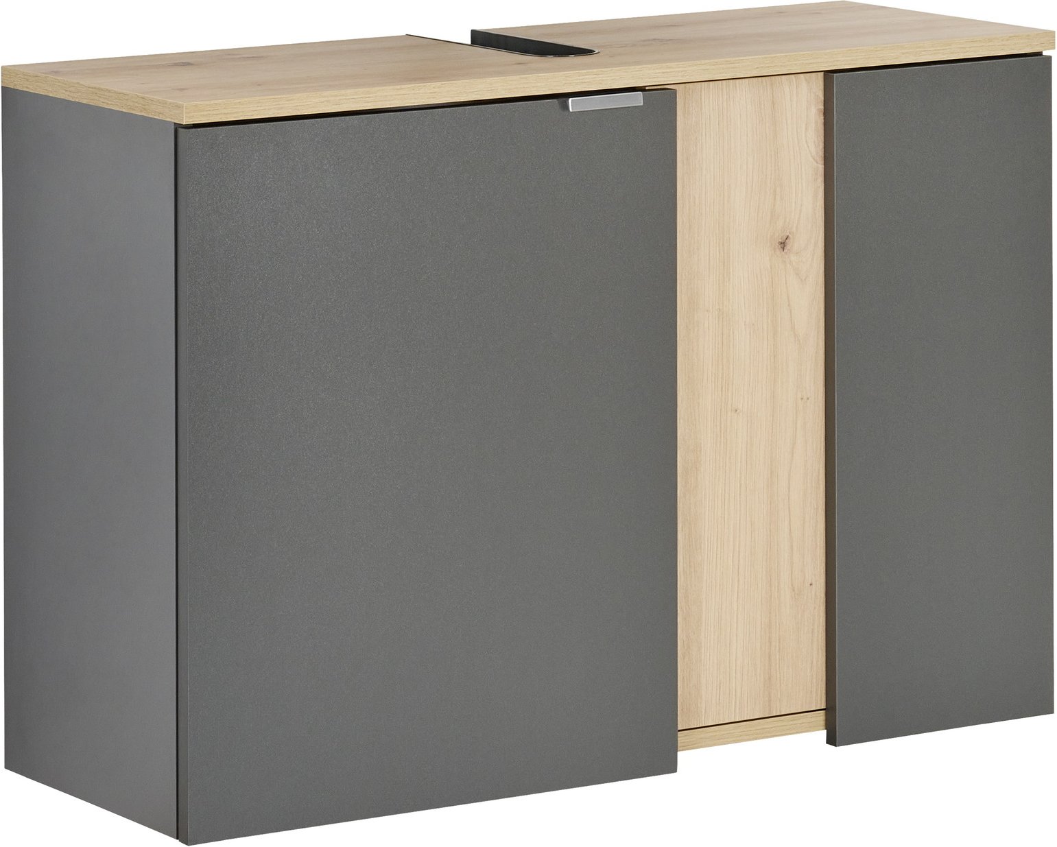 Stylife Waschbeckenunterschrank PALIUM, Holznachbildung