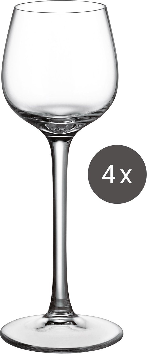 Villeroy & Boch Grappaglas 4er-Set PURISMO, Kristallglas