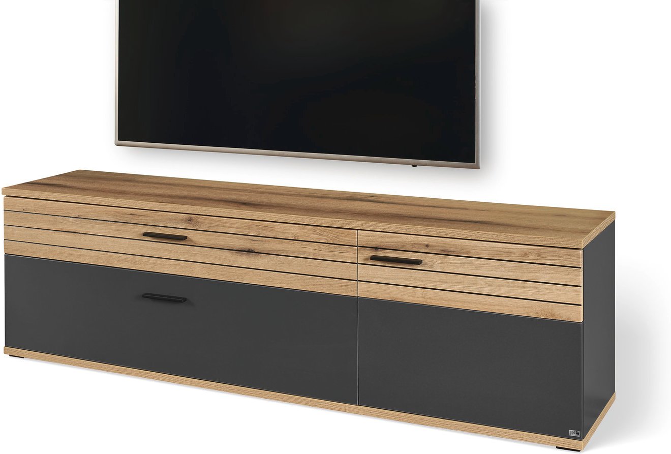 Set one by Musterring TV-Lowboard SET ONE QUINCY, Holznachbildung