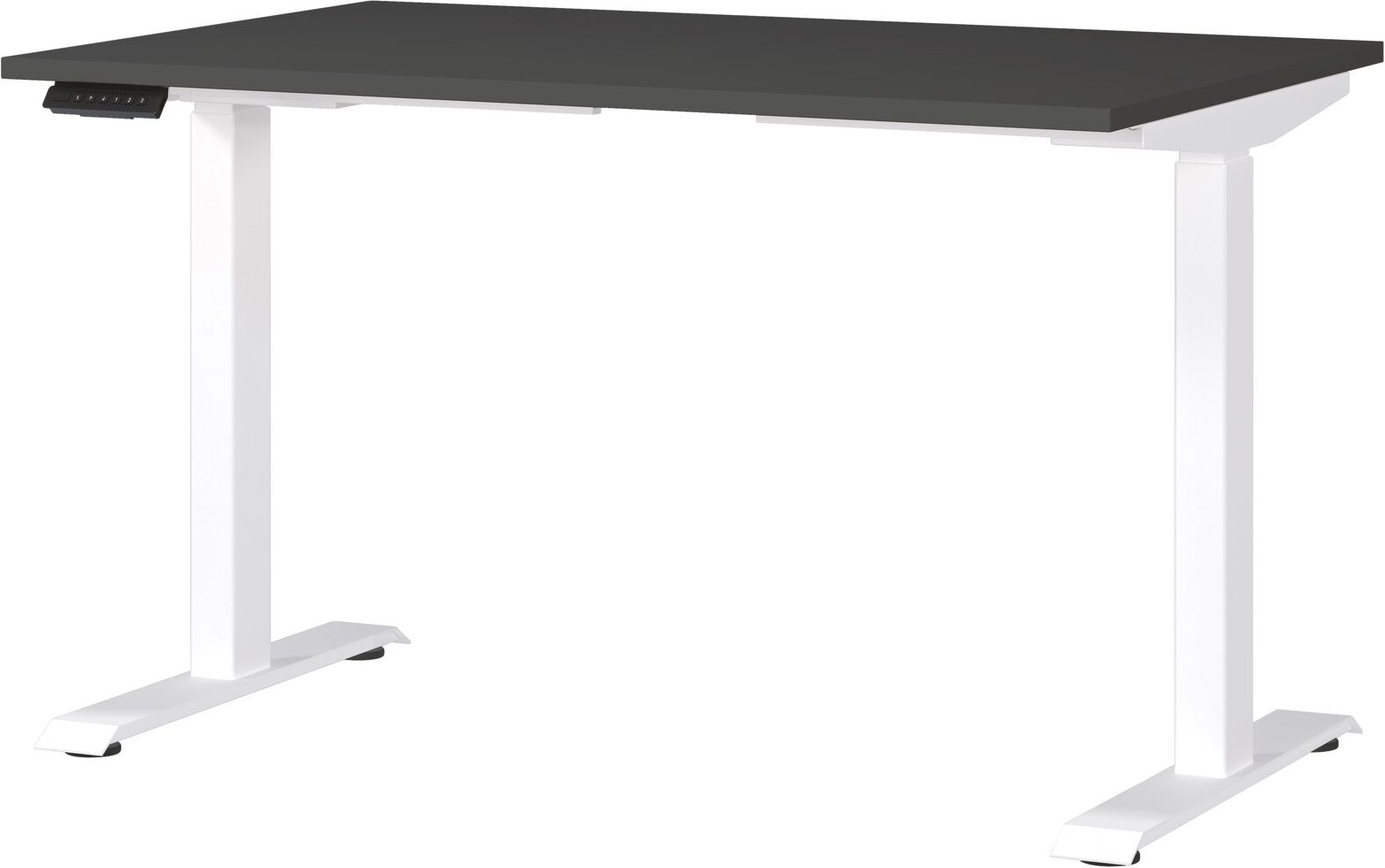 E-Serie E-Schreibtisch 120x80 E-SYSTEM, Holznachbildung