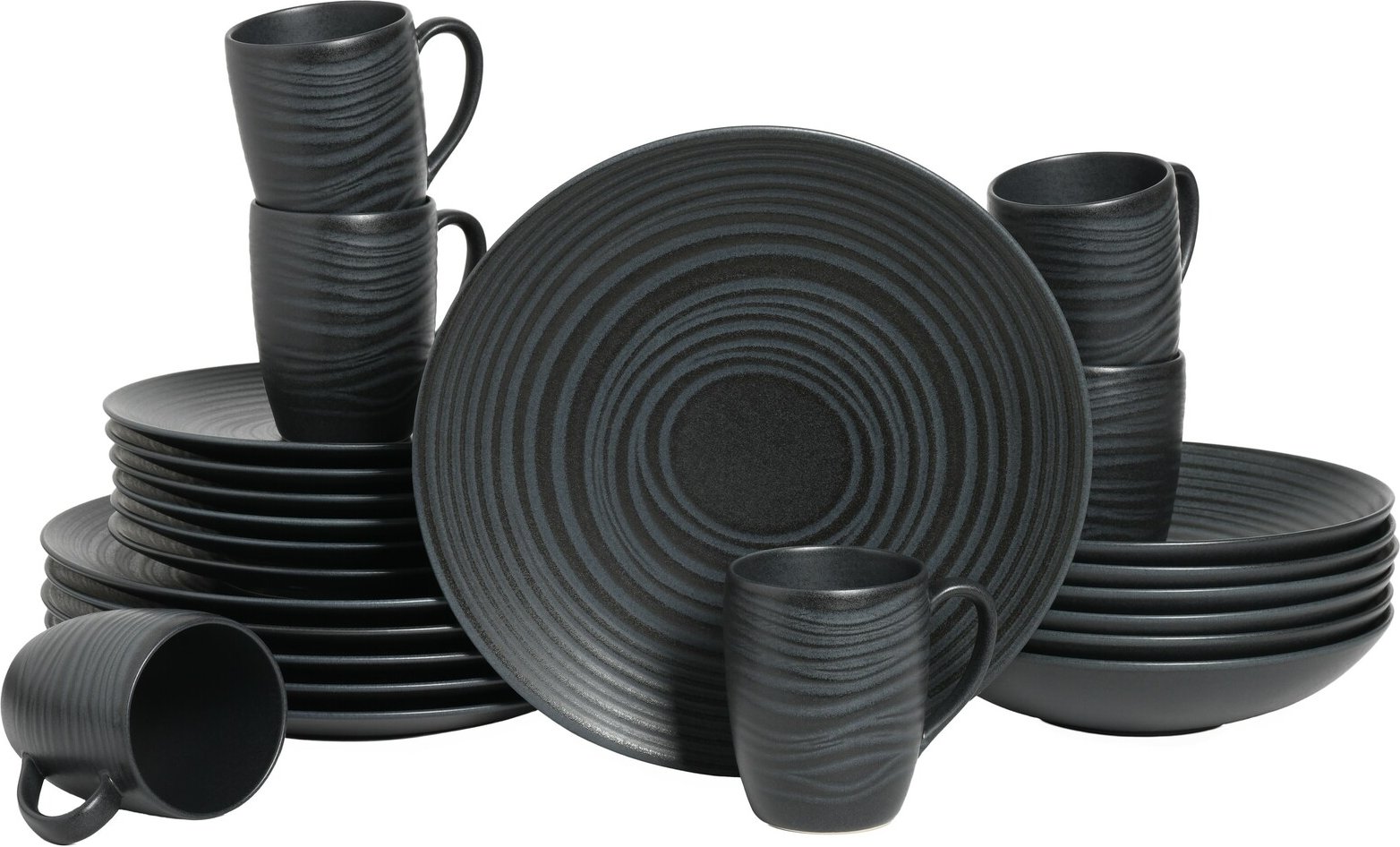 Thumbnail - Creatable Kombiservice 24-tlg LAVA STONE, Steinzeug