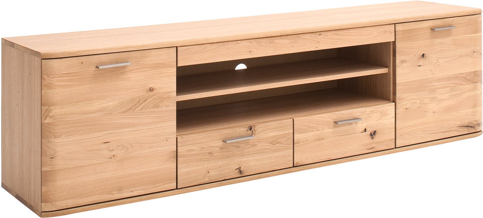 Linea Natura XL-TV-Lowboard NILO, Teilmassiv