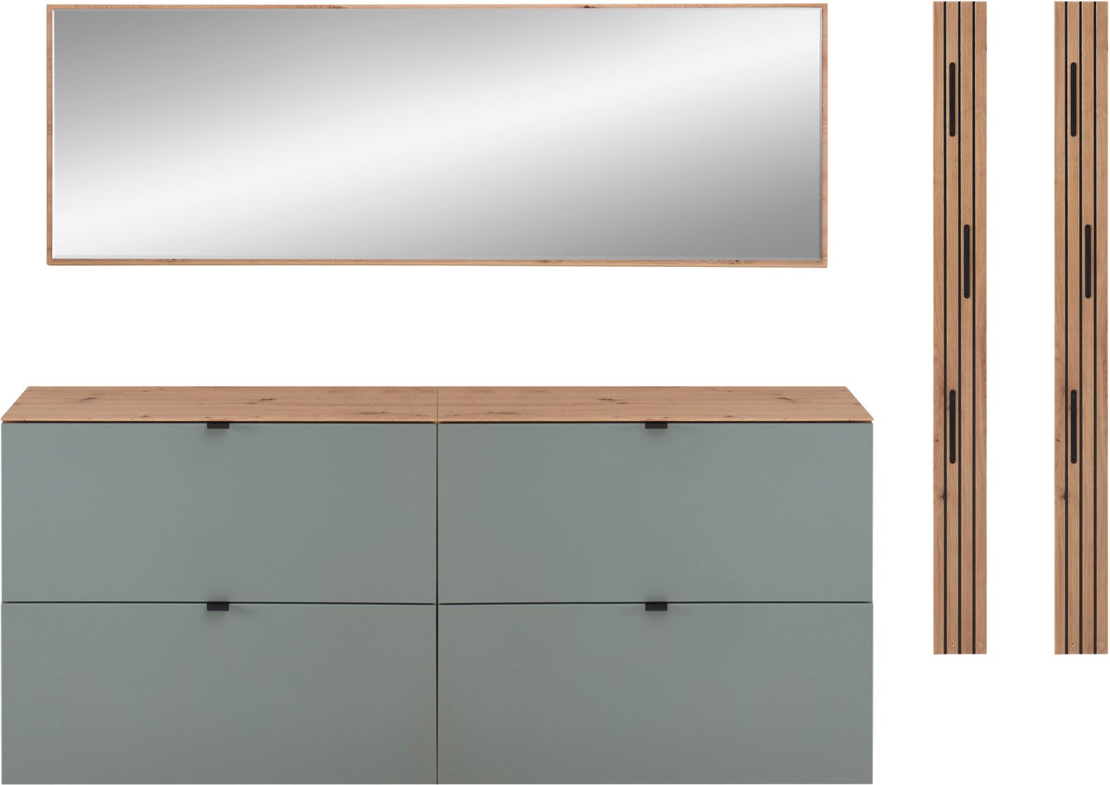 Voleo Garderoben-Set DIANA, Holznachbildung