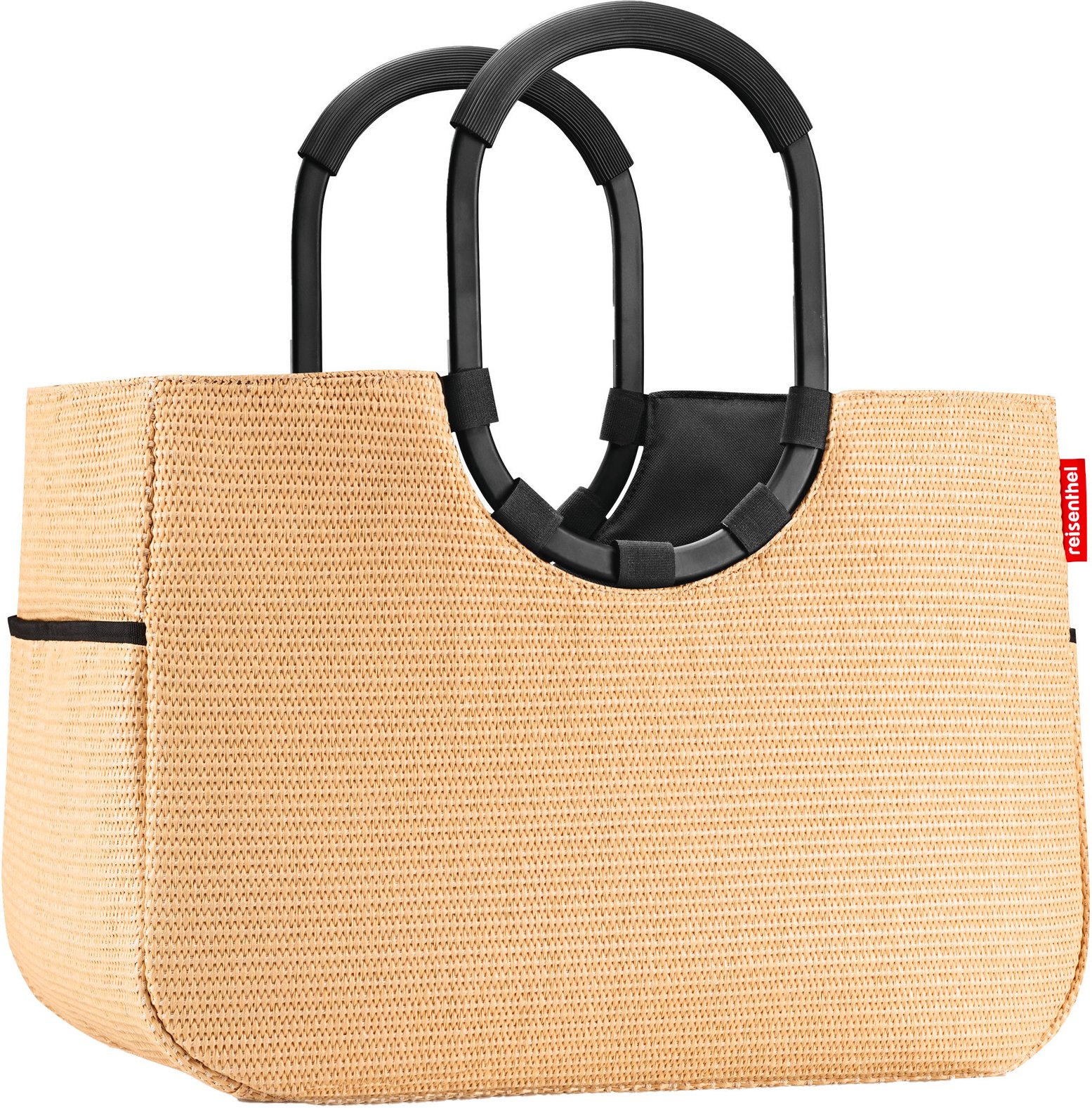 Reisenthel Loopshopper L Frame Raffia black, Polyester