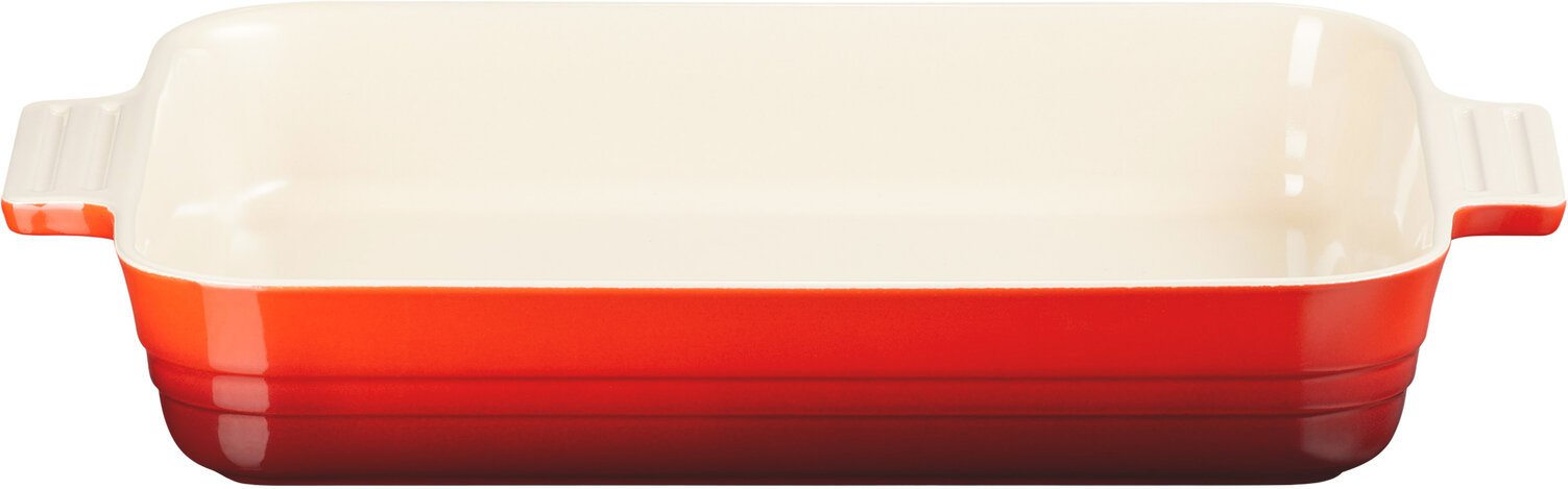 LE CREUSET Auflaufform 25 Kirschrot, Steinzeug