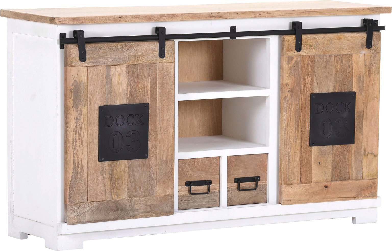 Z2 Sideboard DOCK 03, Teilmassiv