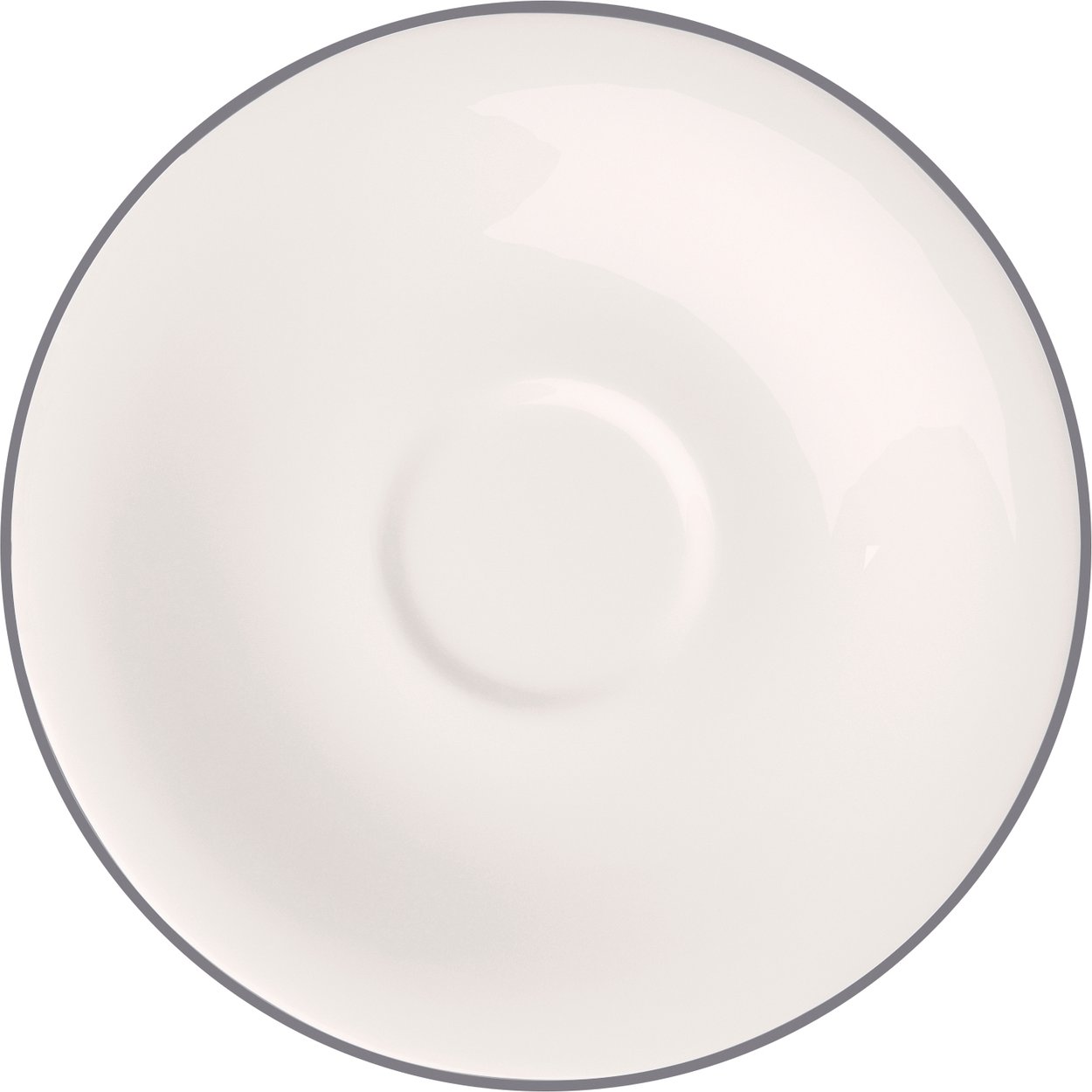 Villeroy & Boch Kaffeeuntertasse GREY LINES, Porzellan