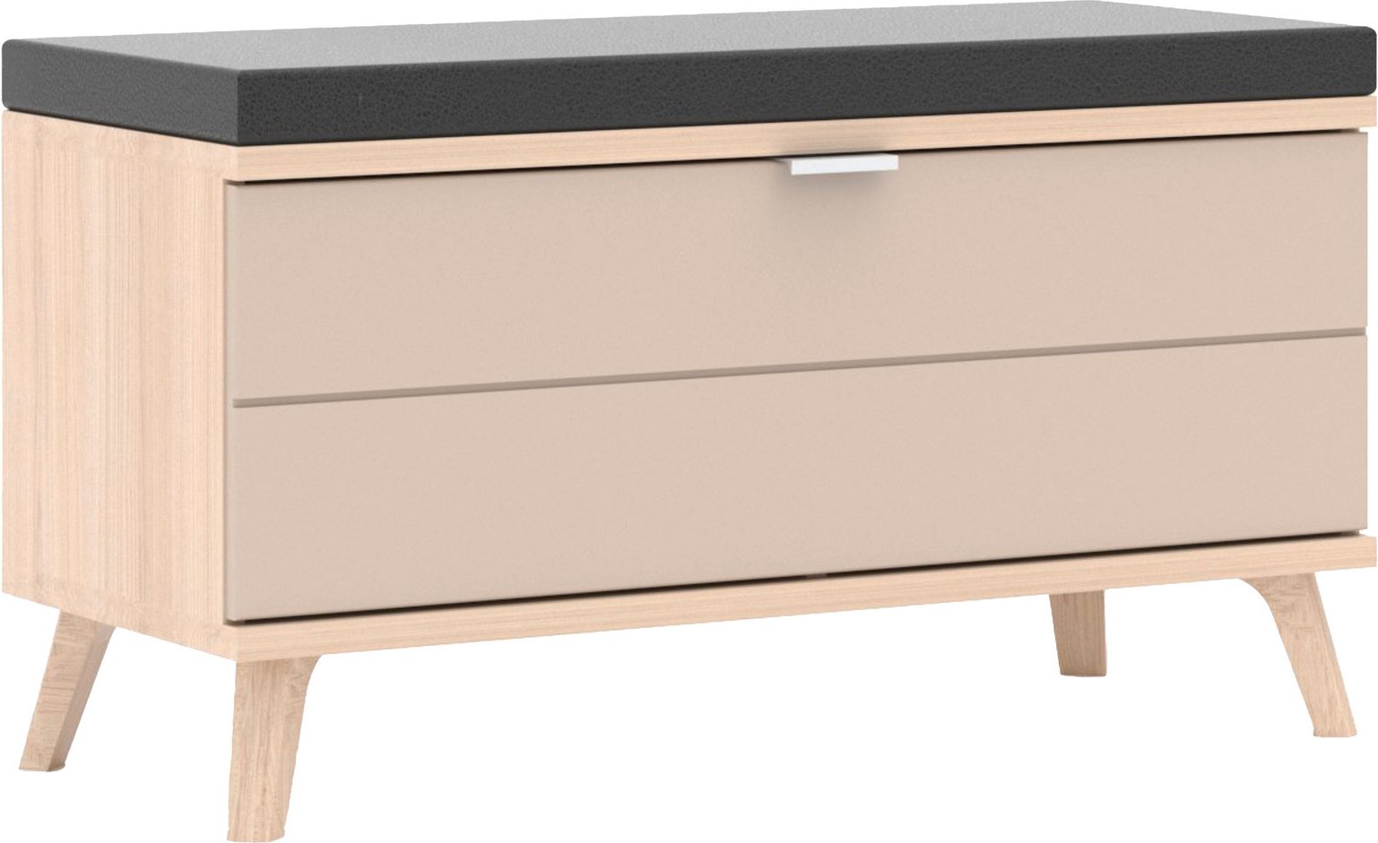 Voleo Garderobenbank BASEL, Holznachbildung