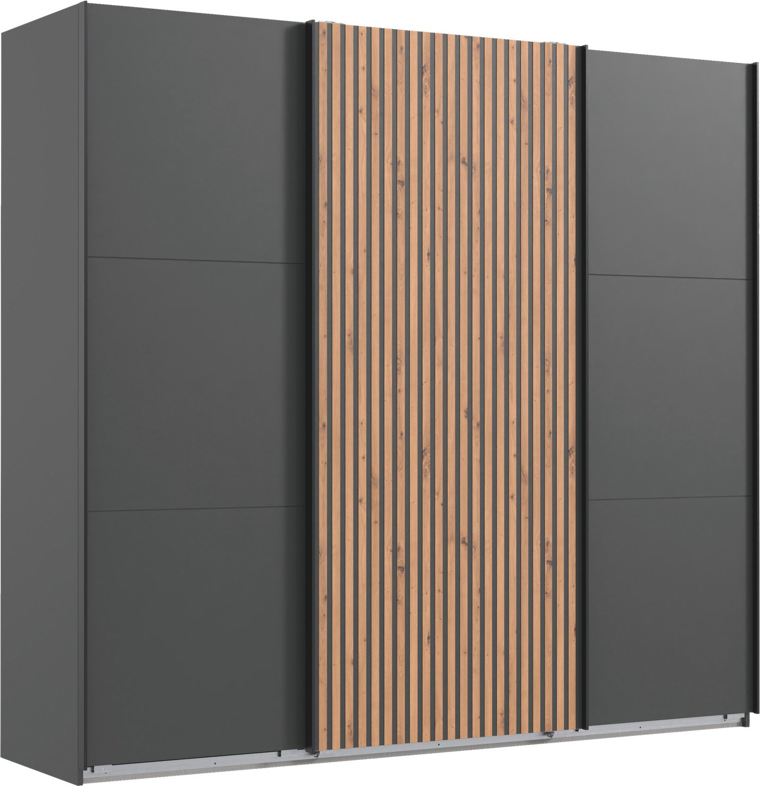 Z2 Schwebetürenschrank 3-türig ANDORRA, Holznachbildung