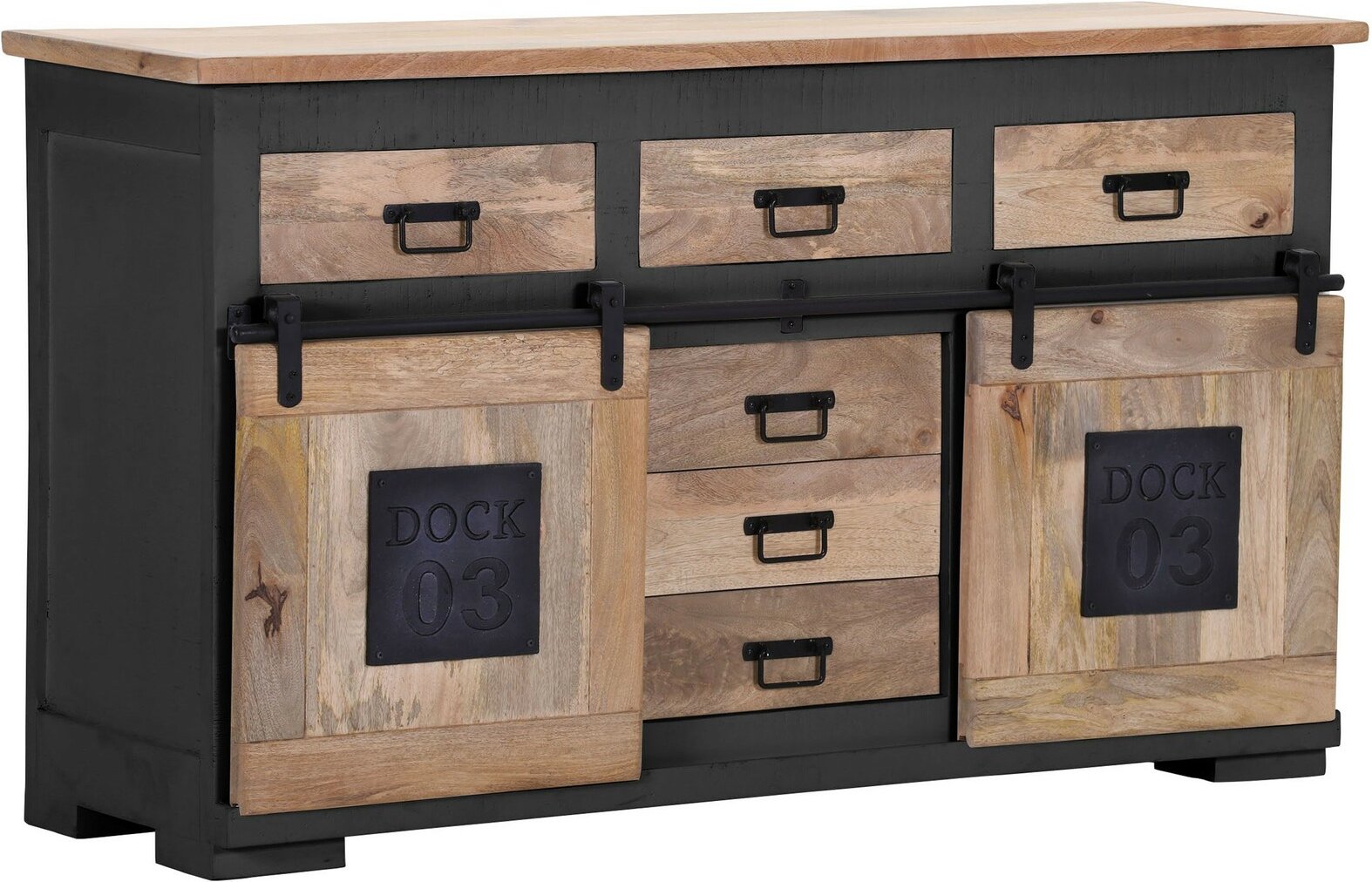 Landscape Sideboard DOCK 03 AN, Massivholz