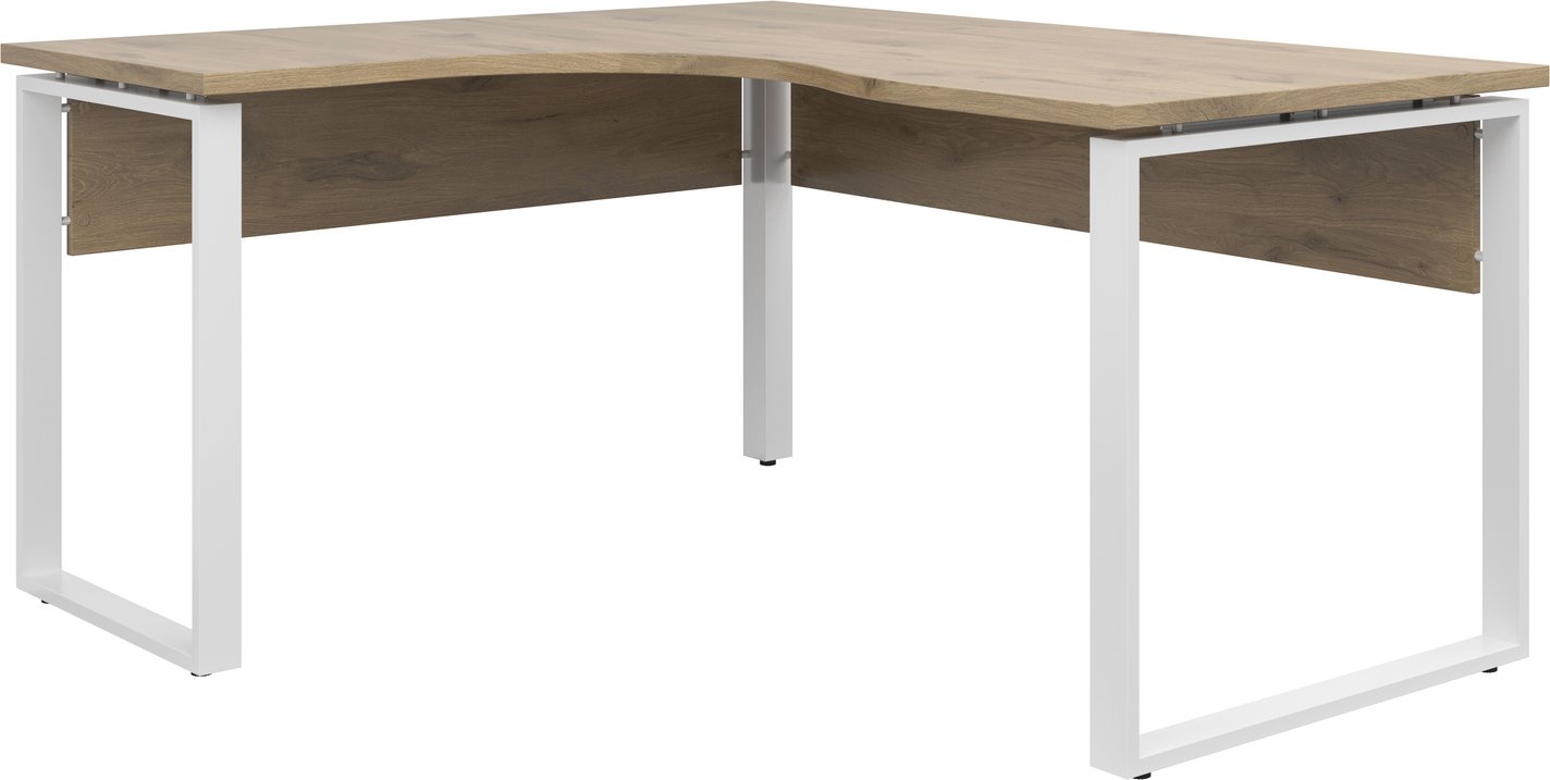 Thumbnail - Voleo Eckschreibtisch CONNECT, Holznachbildung