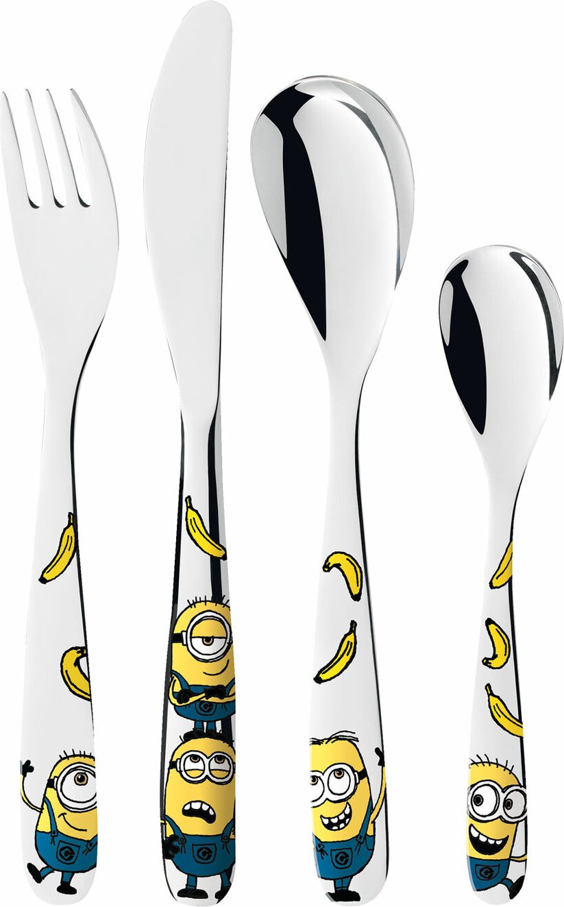 WMF Kinderbesteck-Set 4-tlg. Minions, Cromargan