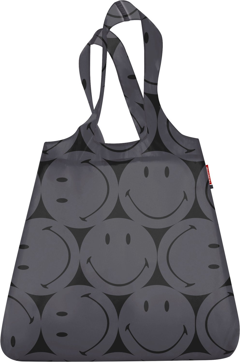 Thumbnail - Reisenthel Mini Maxi Shopper Smiley Grey, Polyester
