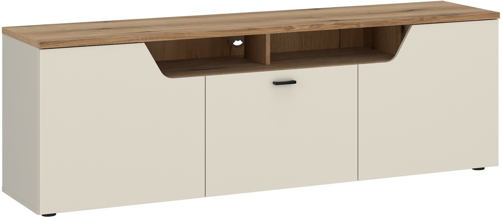 Z2 TV-Lowboard CUT OUT, Holznachbildung