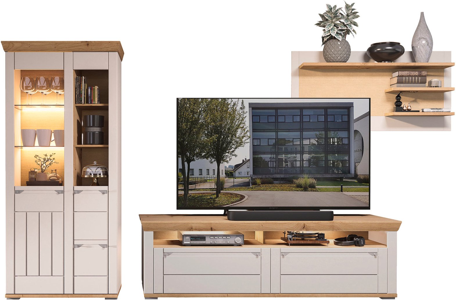 Landscape Wandkombination COLMAR, Holznachbildung