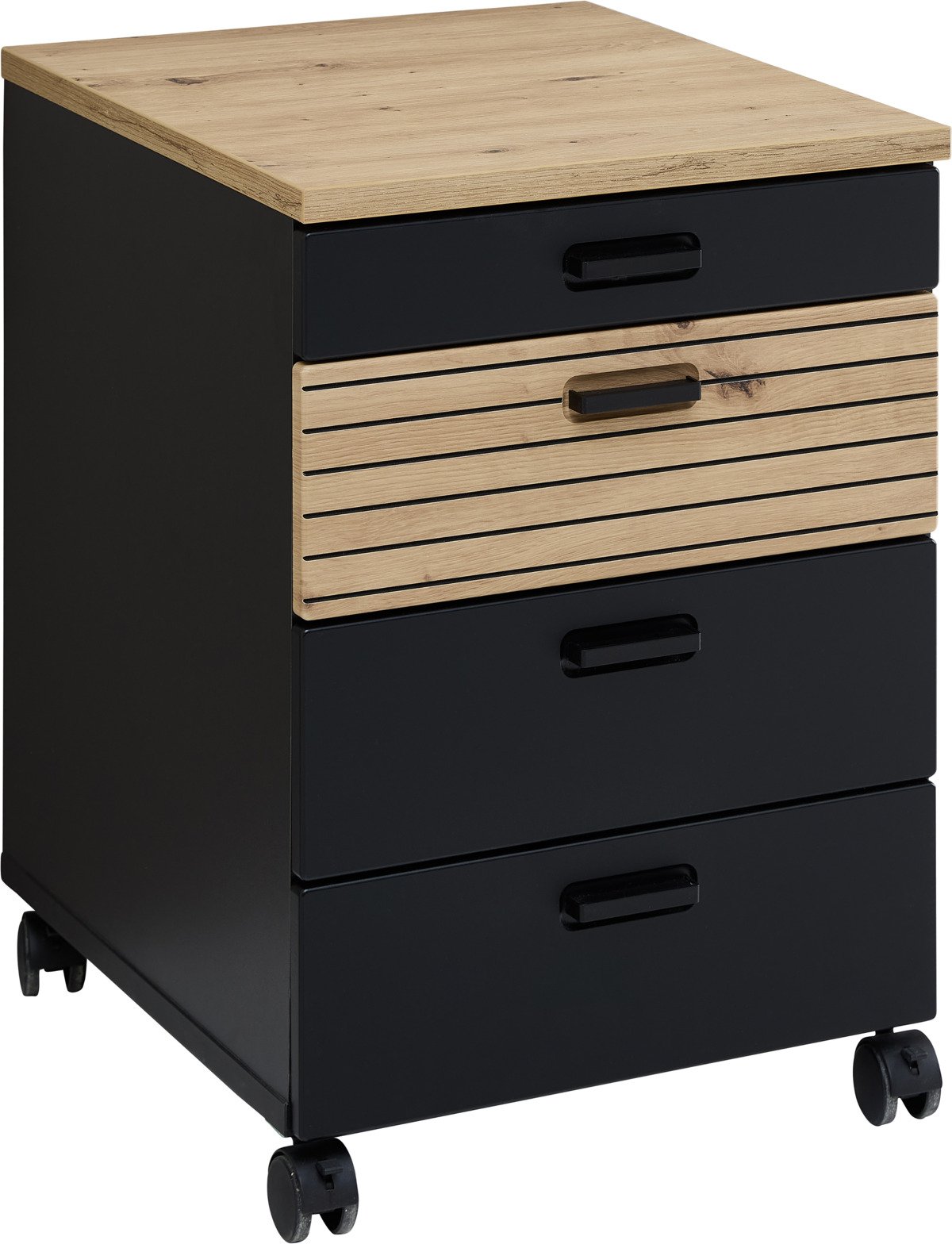 Voleo Rollcontainer GLENN, Holznachbildung