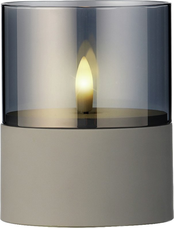Thumbnail - Lumineo LED-Kerze Wachs, Glas