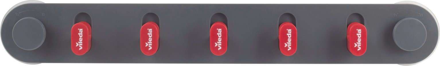 Vileda Klebeleiste mit 5 Haken, Thermoplast