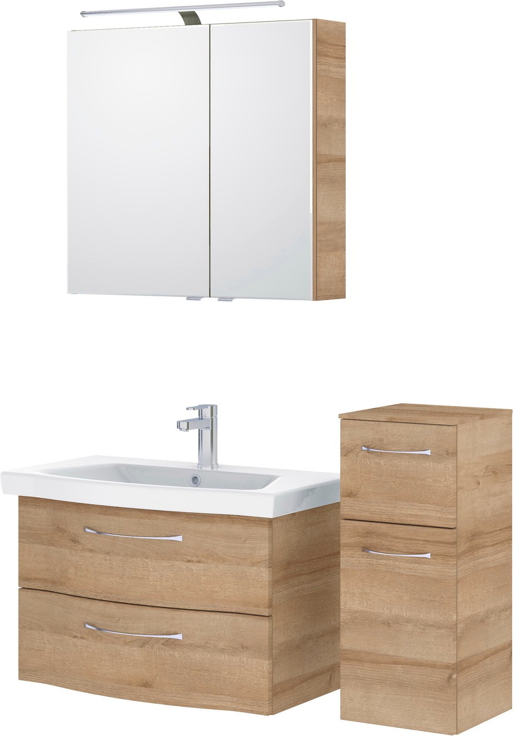 Pelipal Badblock SERIE 6005 SPRINT, Holznachbildung