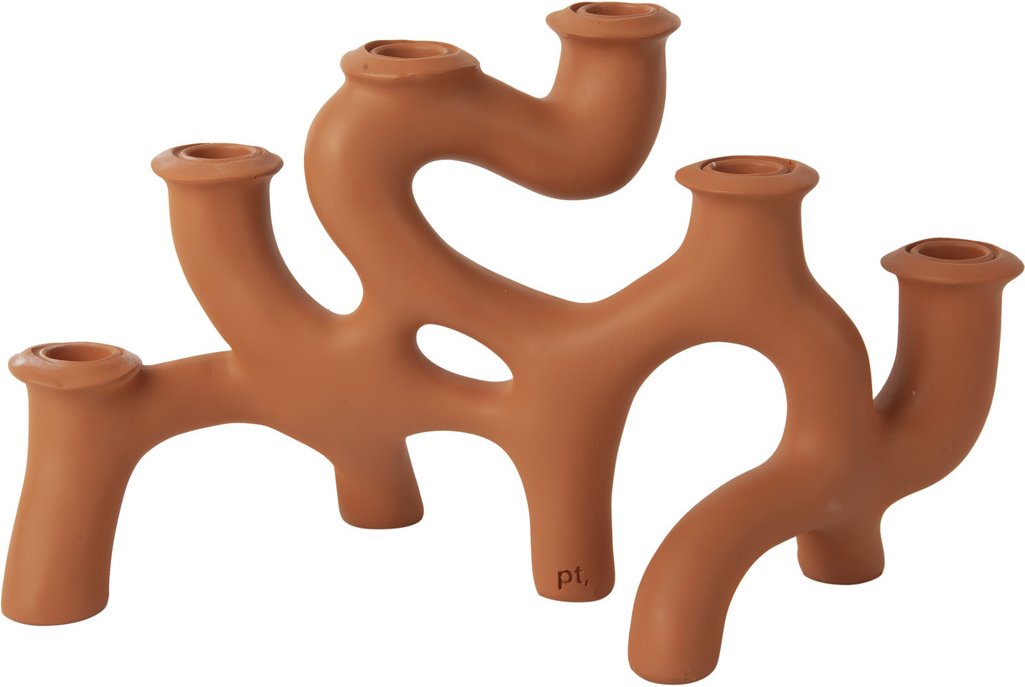 present time Kerzenhalter SWIRLS Large, Polyresin