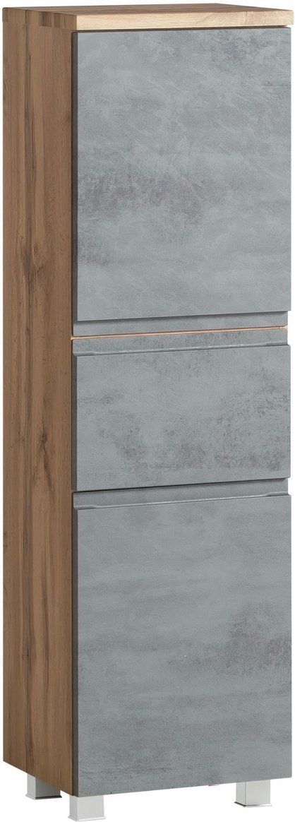 XORA Midischrank VARESE, beton, Holznachbildung