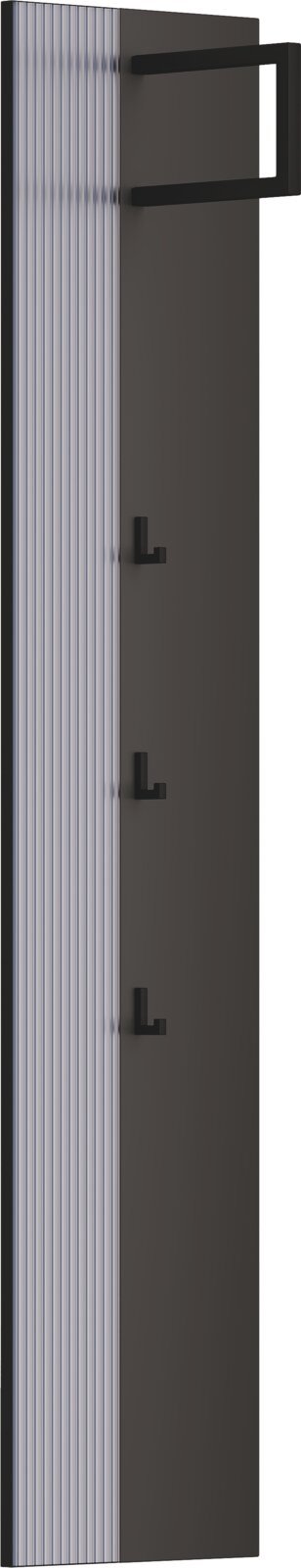 Dieter Knoll Garderobenpaneel TURIN, anthrazit, MDF