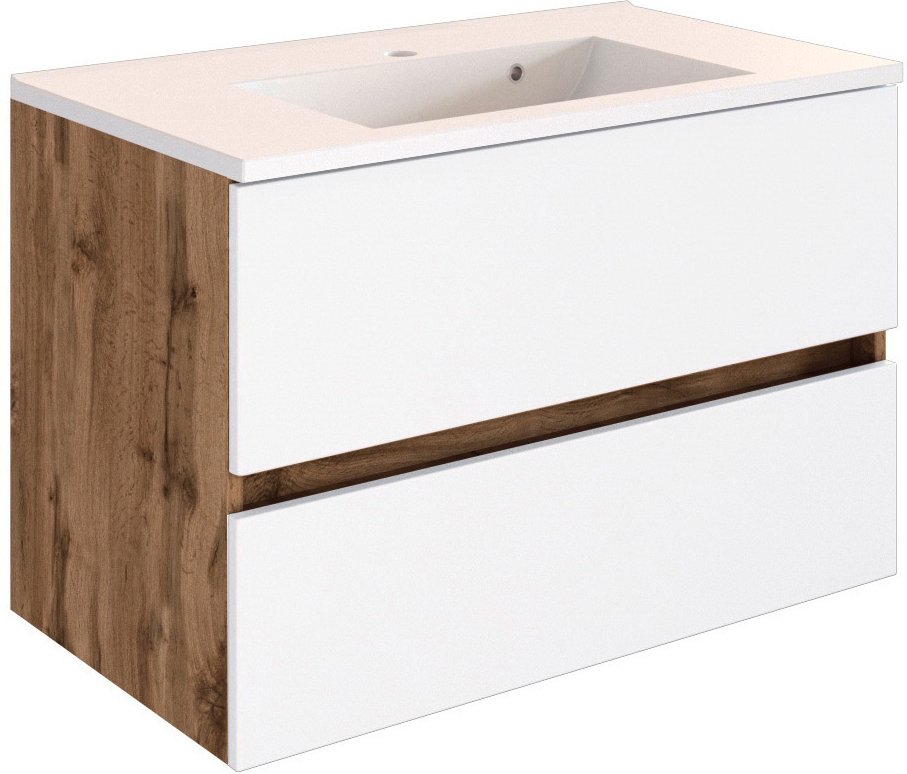 XORA Waschplatz LUCCA, Holznachbildung