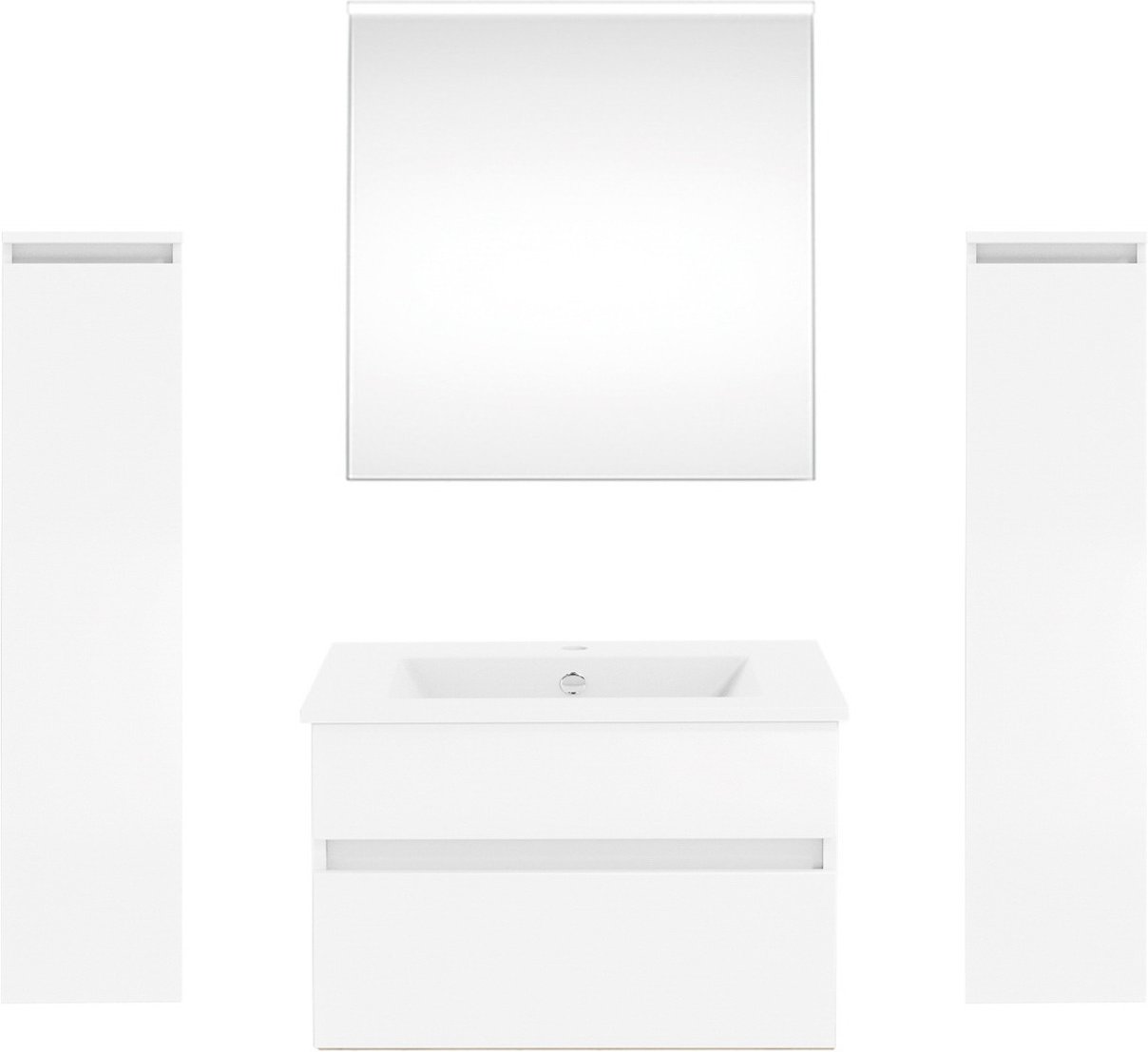 Puris Badkombination GET2YOU 21, Holznachbildung