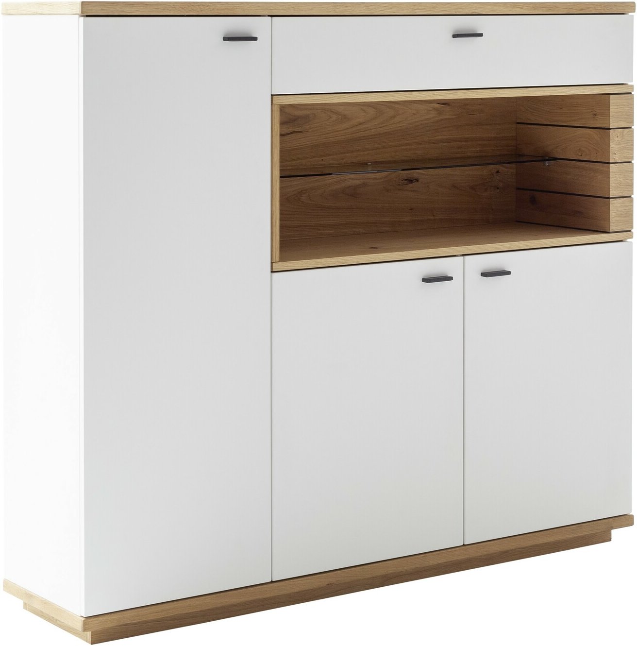 Novel Highboard MANITOBA, Holznachbildung