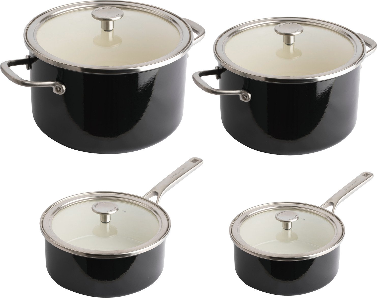 KitchenAid Topfset 4-tlg. COOKWARE, Emaille