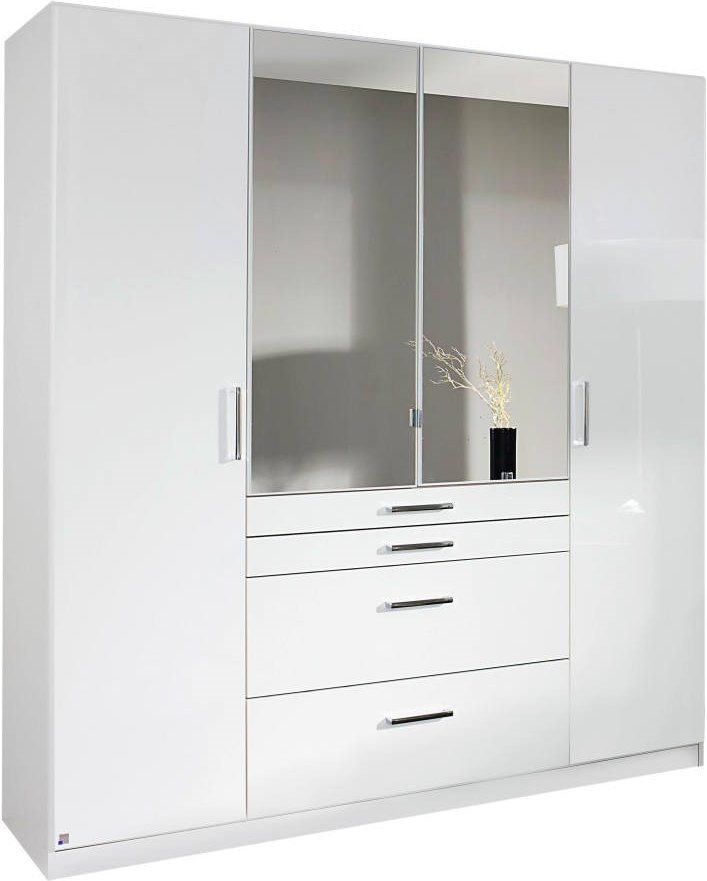 Hom´in Drehtürenschrank 4-türig HOMBURG, Holznachbildung