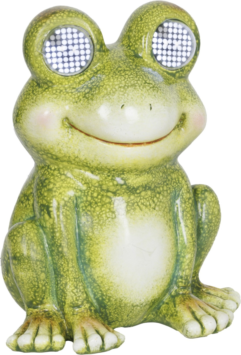 Lumineo Solar Frosch, Polyresin