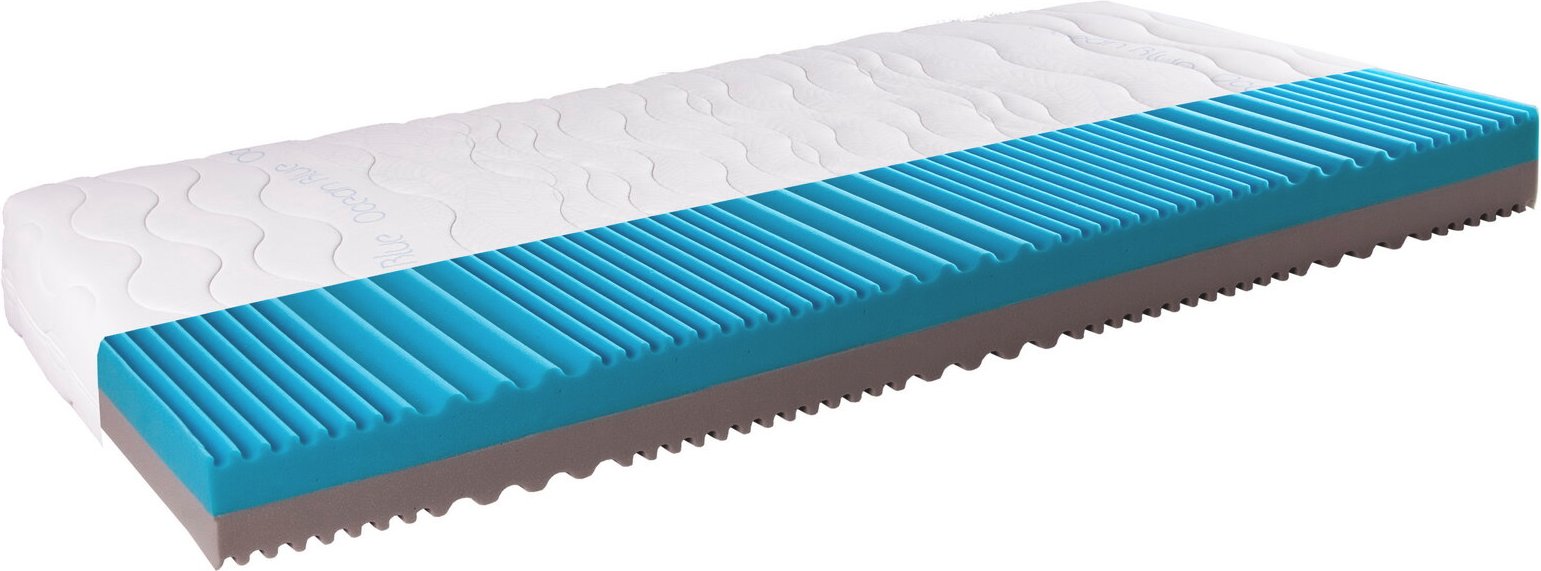 LOMOCO Kaltschaummatratze 80x200 OCEAN BLUE, Kaltschaum