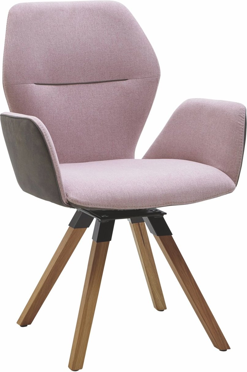 Valnatura Armlehnenstuhl PIANO, aubergine, Microfaser