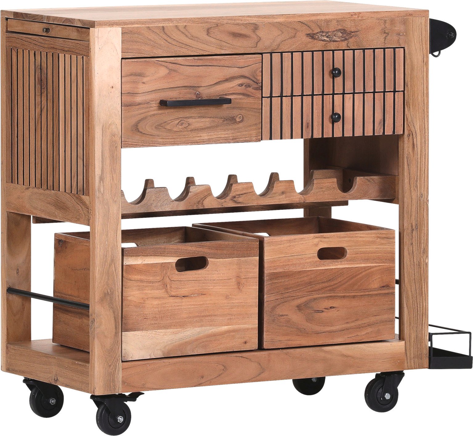 Landscape Servierwagen AKAZIO, Massivholz