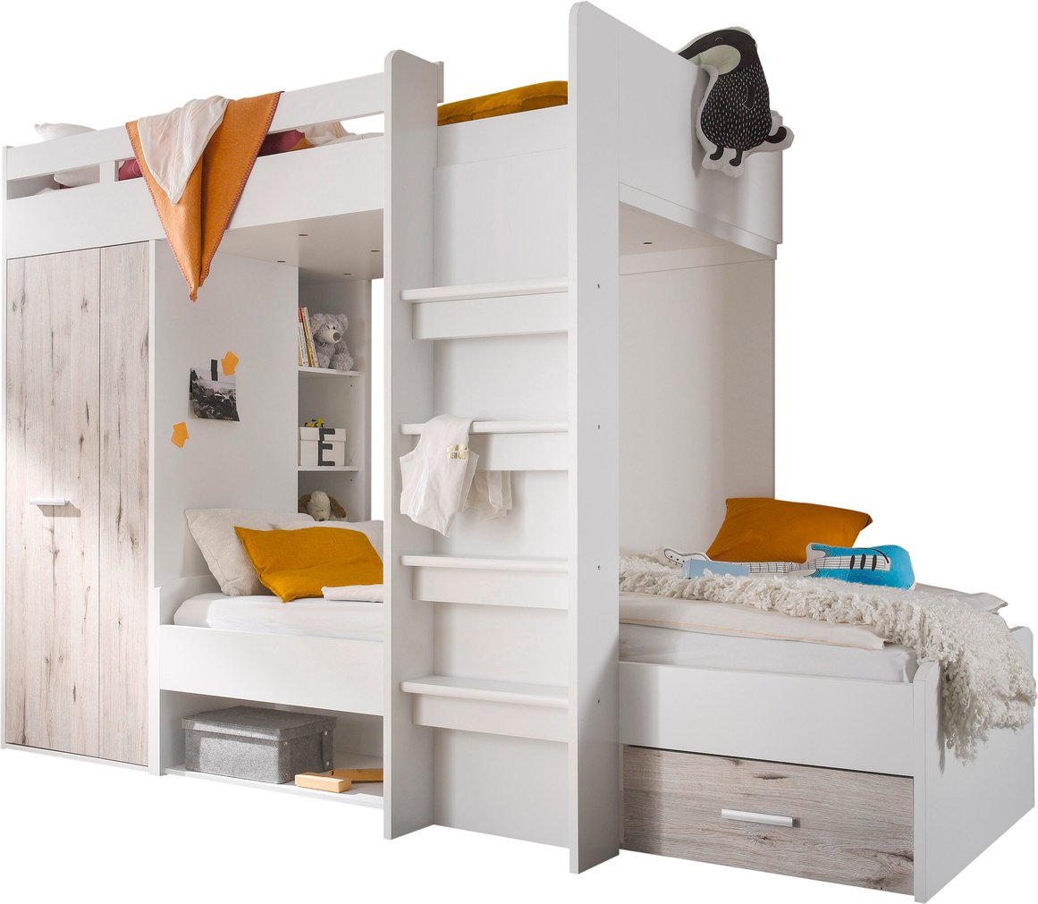 MID.YOU Hochbett MAXI I, Holznachbildung