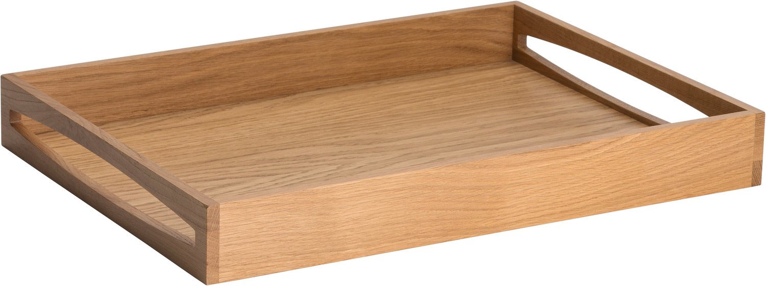 Continenta Tablett Eiche 49x35x6,3cm, Holz