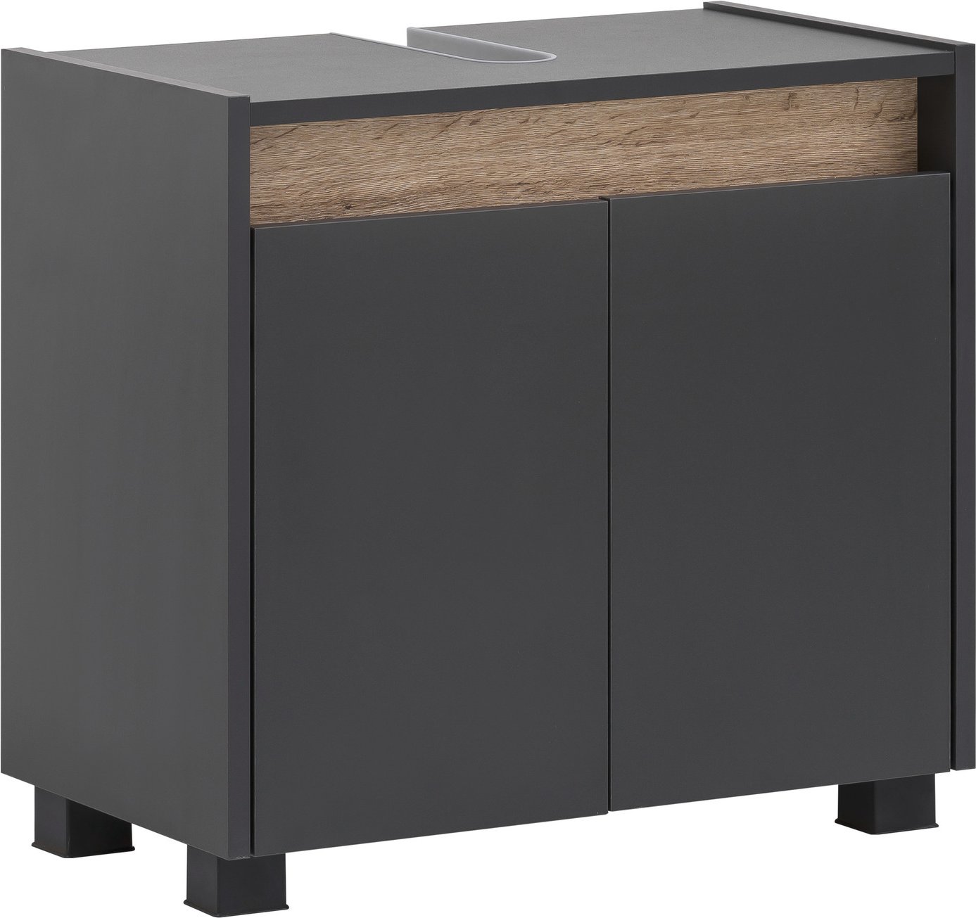 Stylife Waschbeckenunterschrank COSMO, Holznachbildung