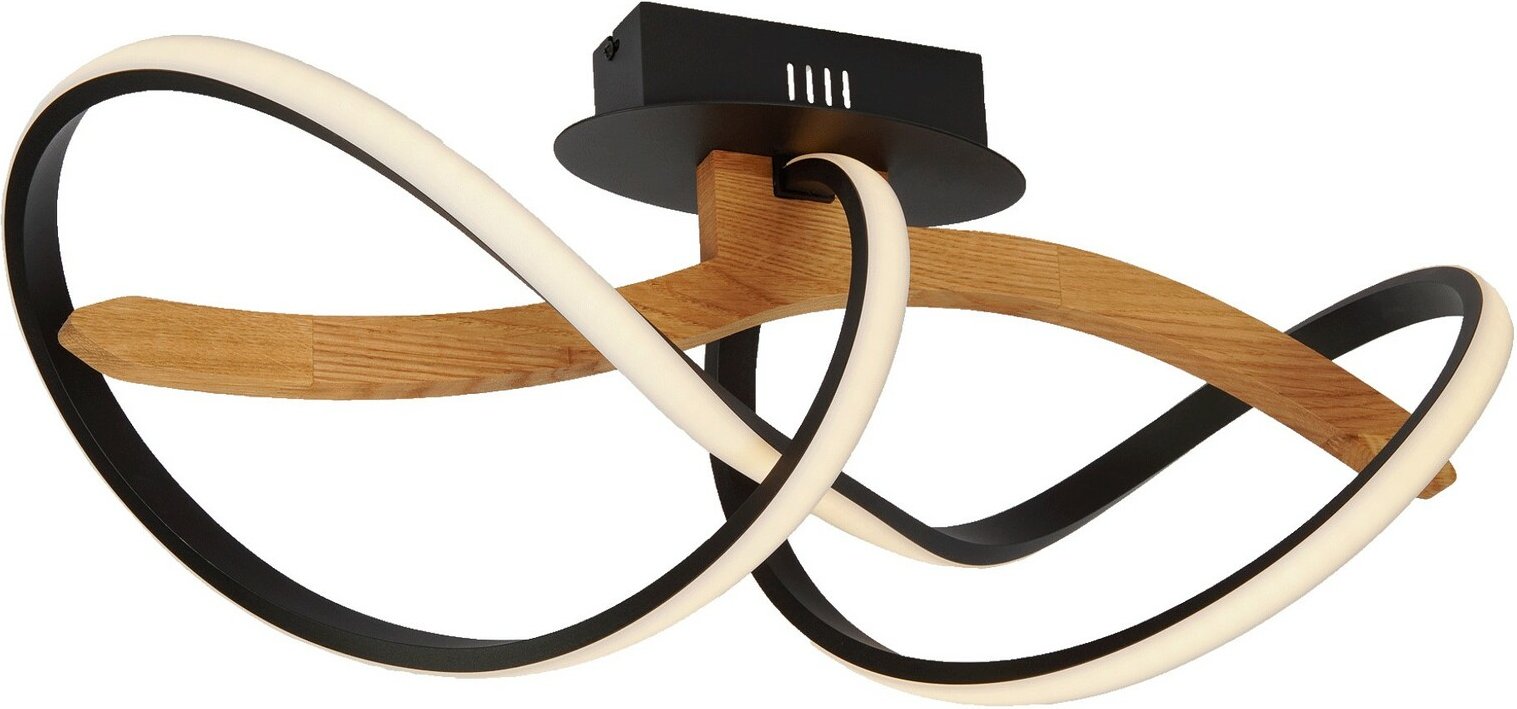 Zurbrüggen LED-Deckenleuchte ARGENTINA SWIRL, Holz