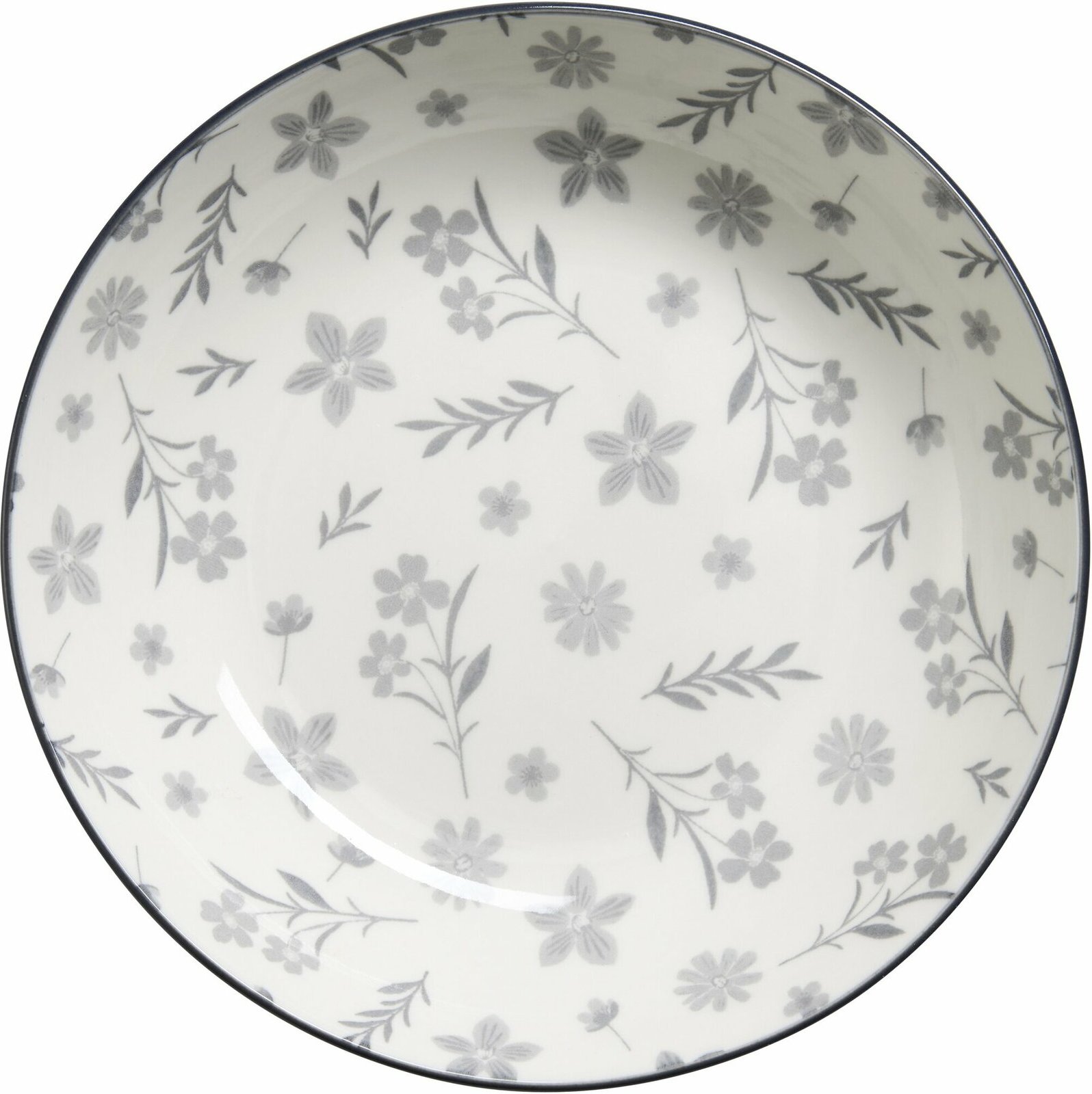 Ritzenhoff & Breker Desserteller SENDAI, weiß/grau, Porzellan