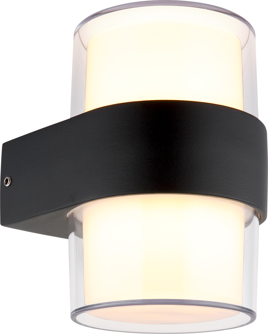 Globo Lighting LED-Aussenwandleuchte IGNACIO, Aluminium