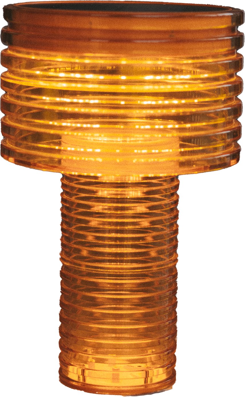 New Garden Akku-Solar-Tischleuchte AMBAR, Kunststoff