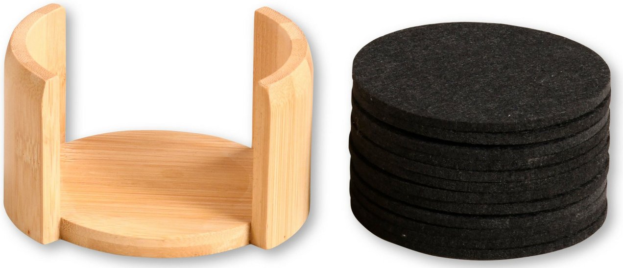 Kesper Untersetzer 12er-Set, Bambus